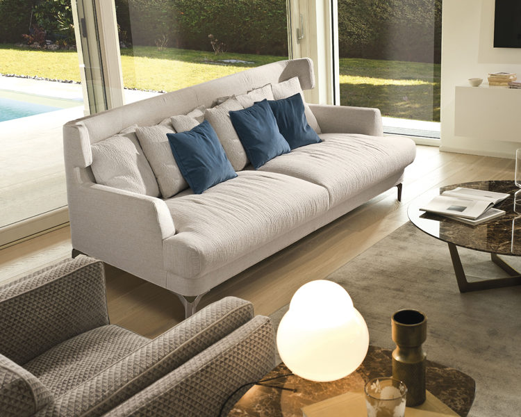 Well il divano artigianale di lusso per salotti moderni